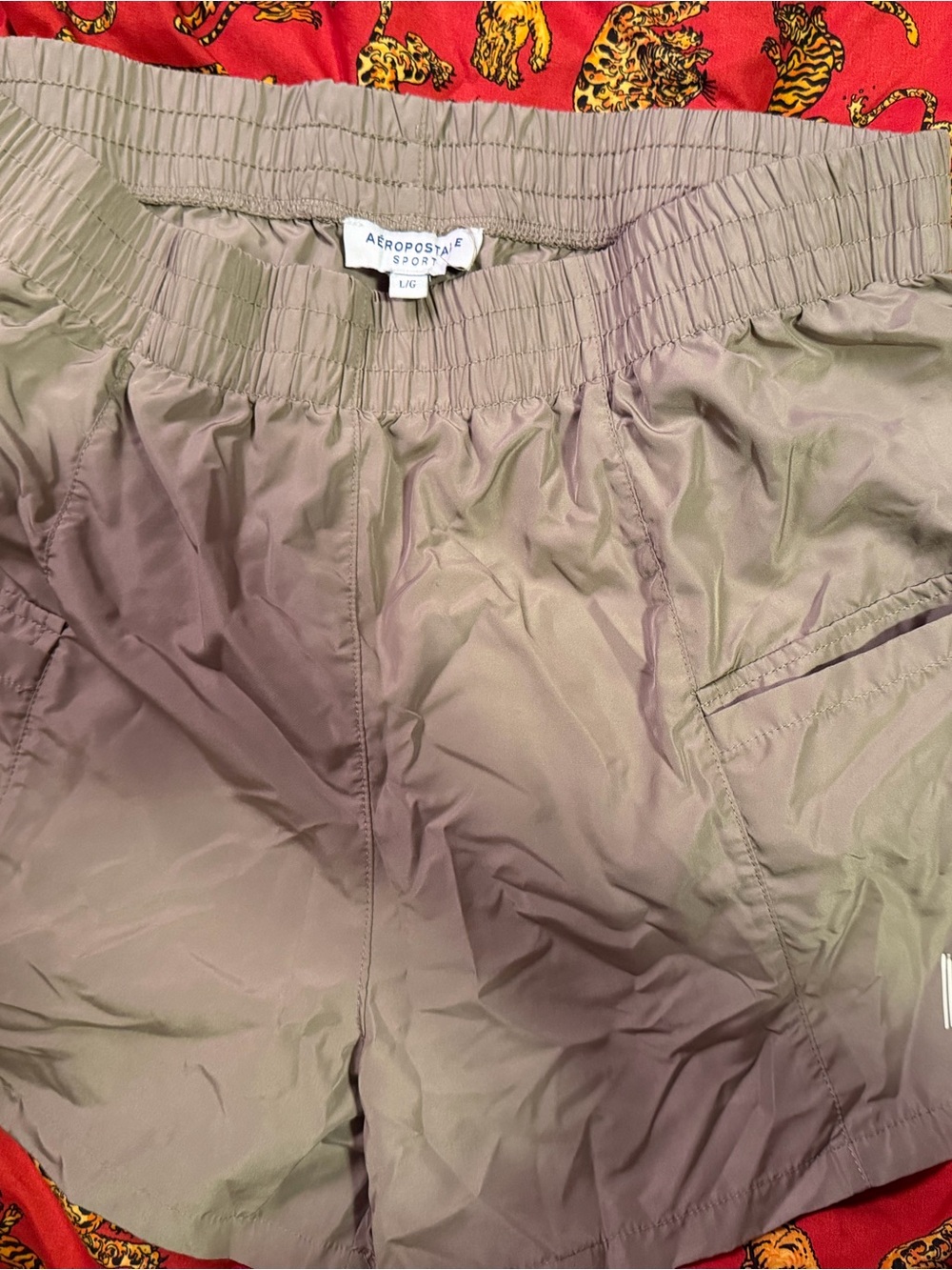 Aeropostale Women’s Tuape Green Athletic Shorts
